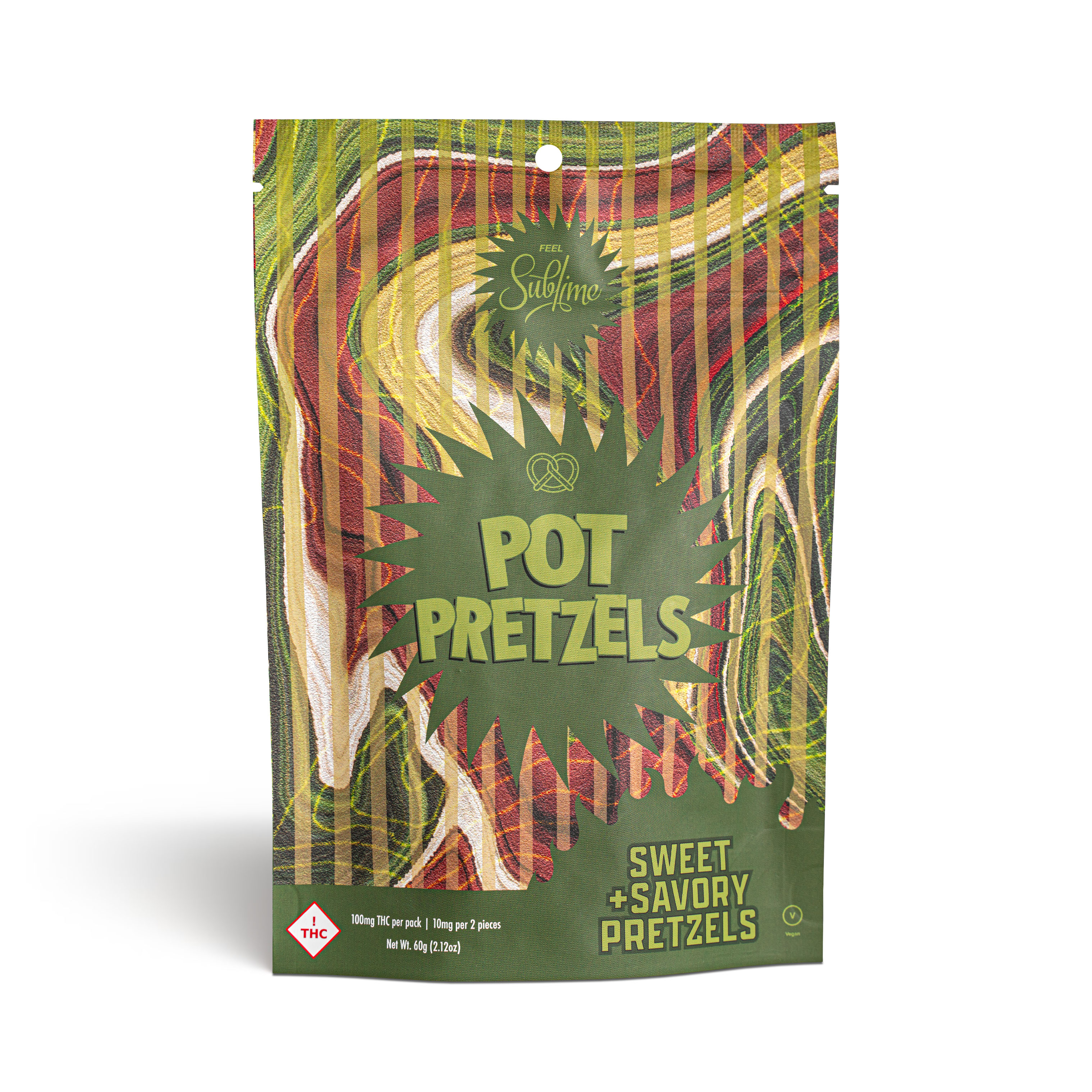 Photograph of product: Sweet & Savory Pot Pretzels - 100mg