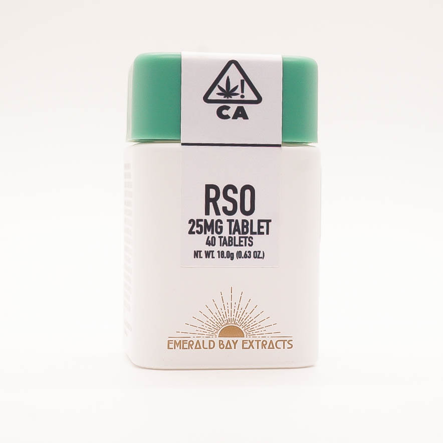Photograph of product: Emerald Bay Extracts - High CBD 25mg x 40ct - 27:1 CBD Valentine X