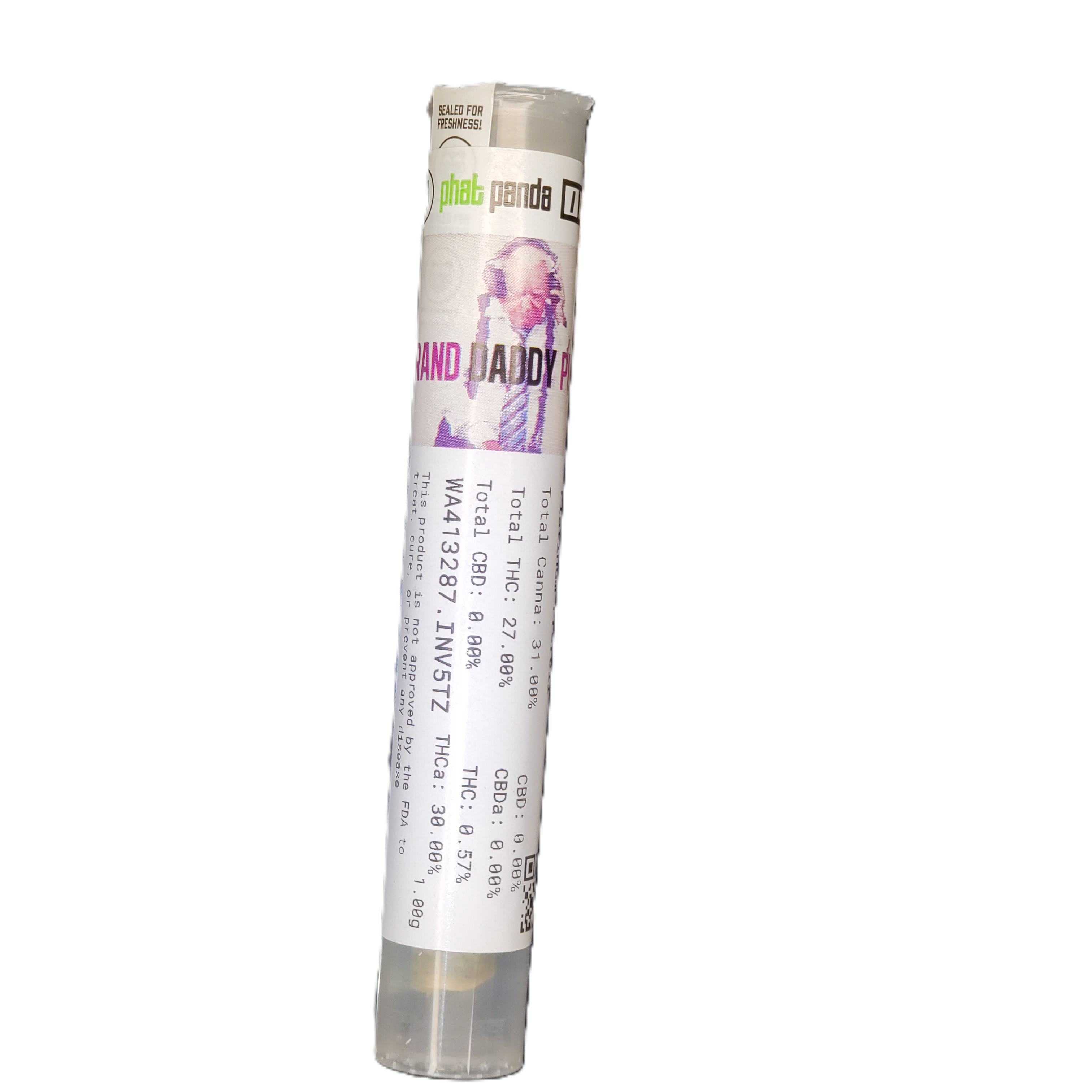 Photograph of product: Phat Panda PR Grand Daddy Purple 1g
