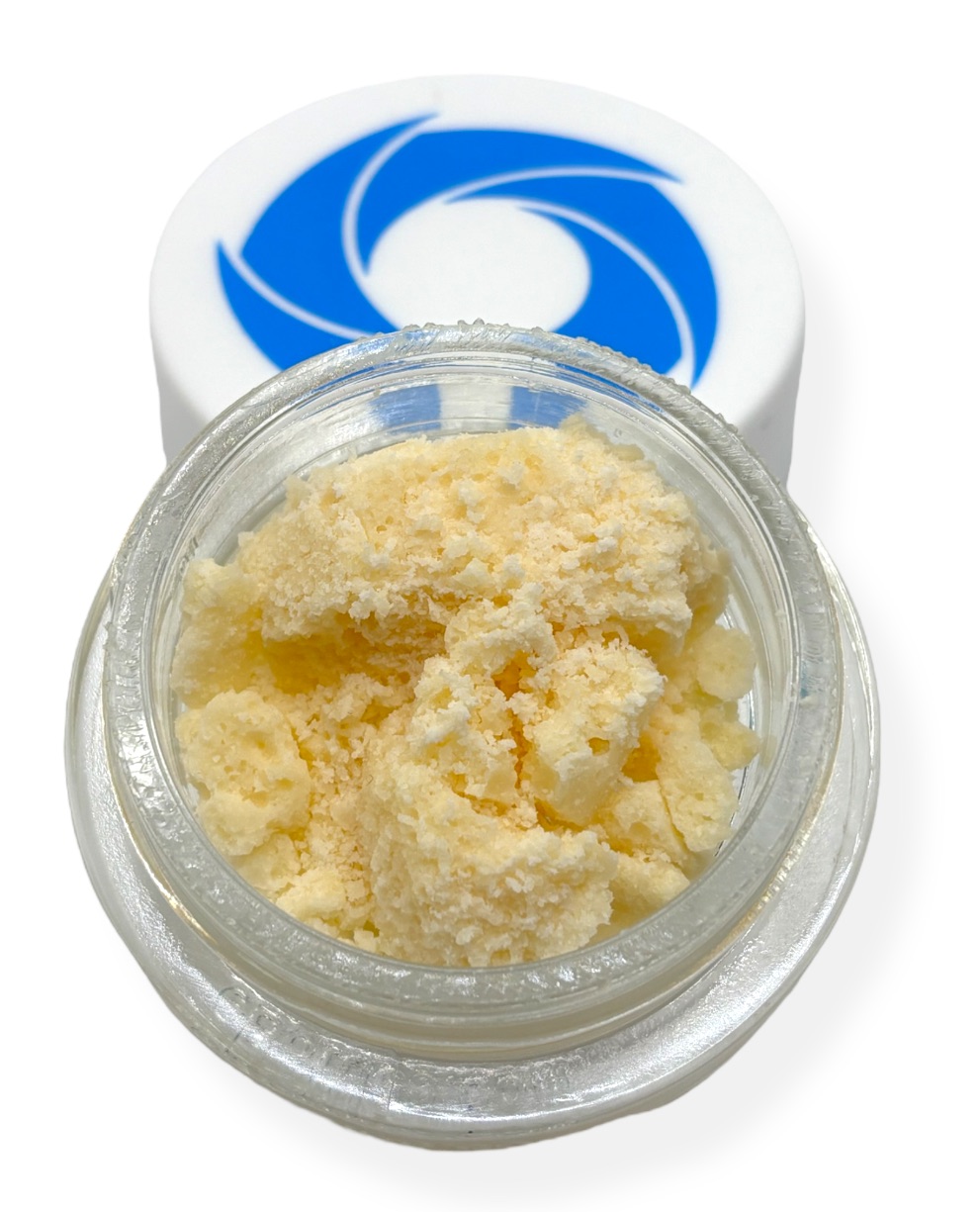 Photograph of product: Cannalicious Strawberry Lemonade Crumble Baller Jar Rec