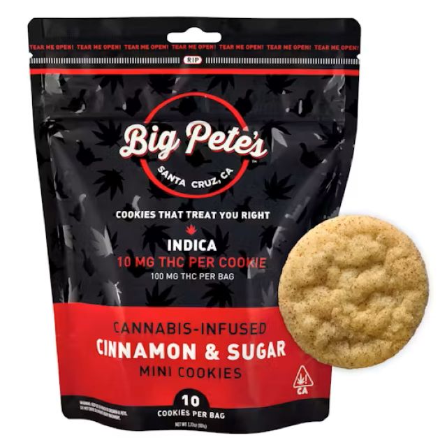 Photograph of product: BIG PETE'S | CINNAMON & SUGAR - 100MG EDIBLE