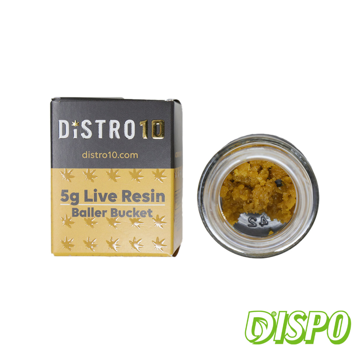 Photograph of product: Distro 10 - Lemon Cherry Gelato Live Resin Baller Bucket