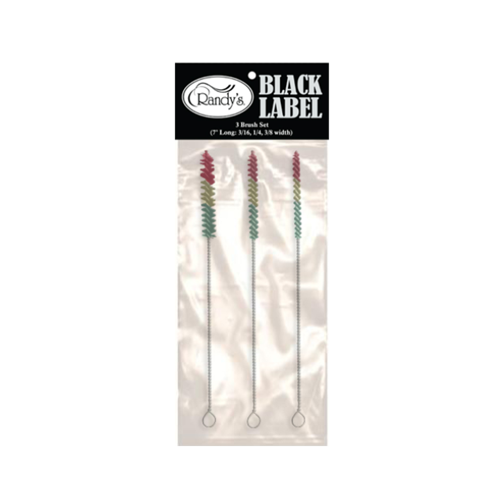 Photograph of product: Randy's 3 Brush Set RASTA 7 inches