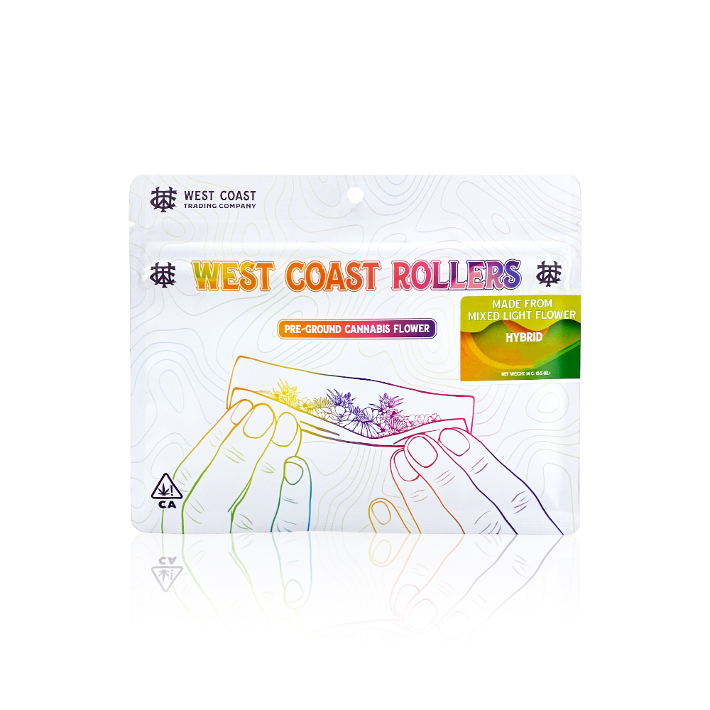 Photograph of product: WEST COAST TRADING COMPANY - Flower - Thin Mint - Rollers - 14G