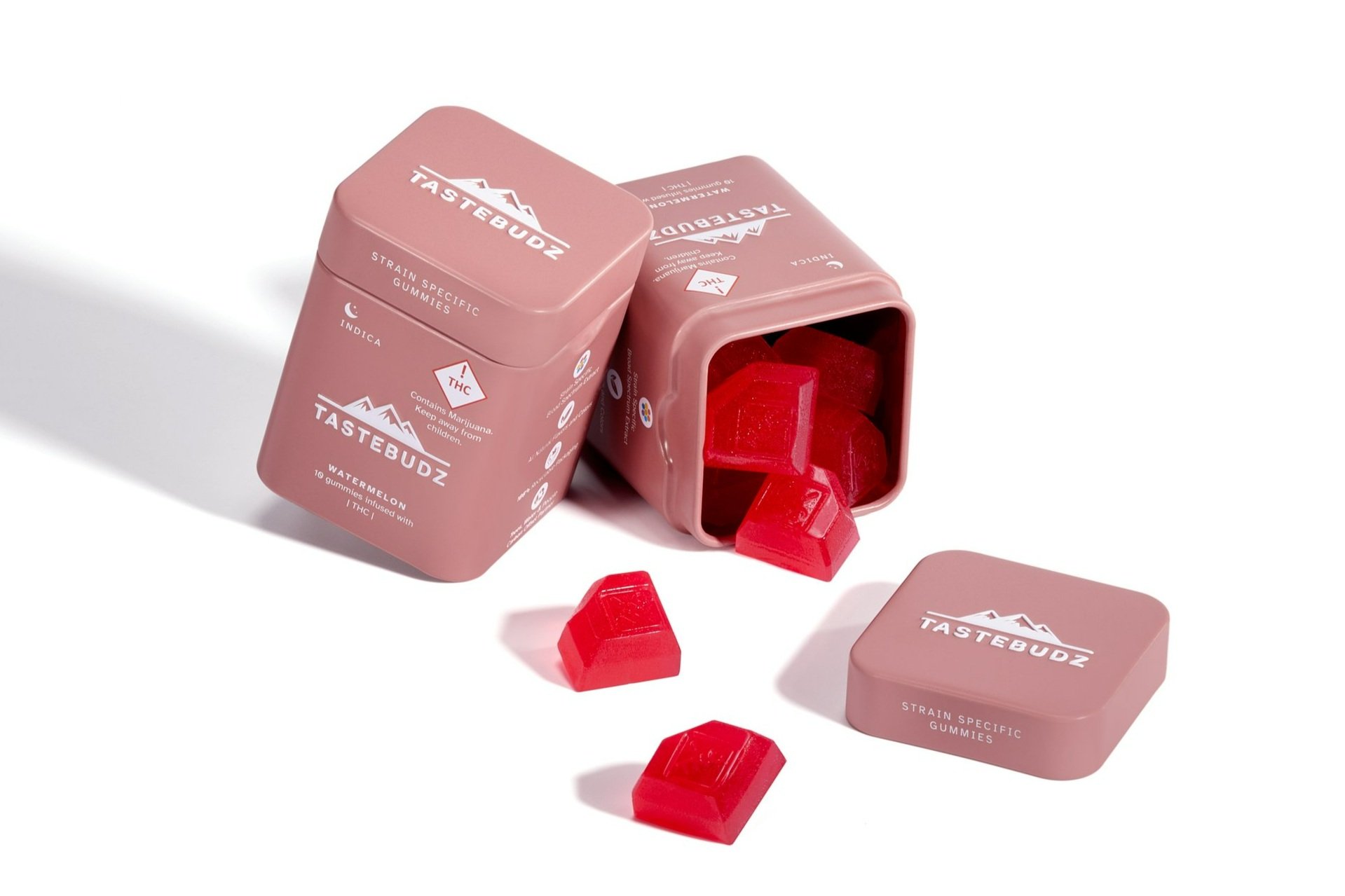 Photograph of product: Tastebudz - Rosin Gummy - Watermelon Blast (S) - 100mg