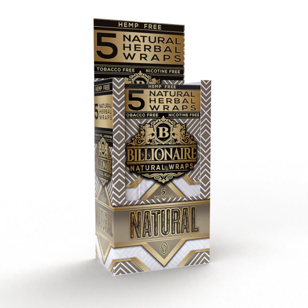 Photograph of product: Billionaire Herbal Wraps | 5-pack | Natural