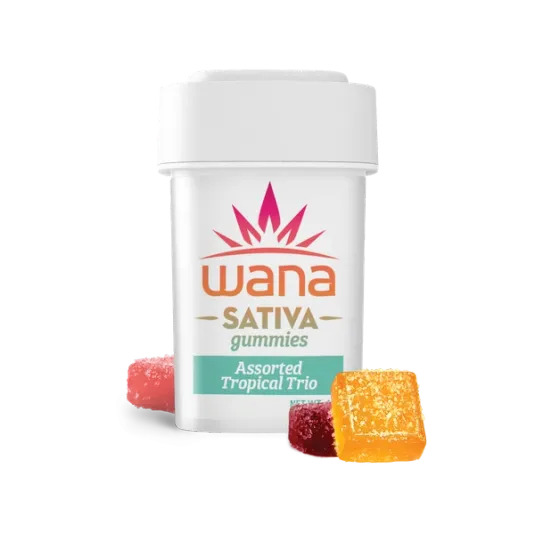 Photograph of product: Tropical Trio Gummies (100mg)