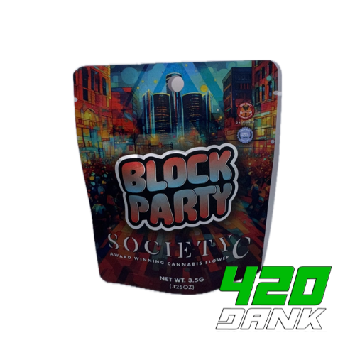 Photograph of product: Society C - Prepack - Block Party - 3.5g