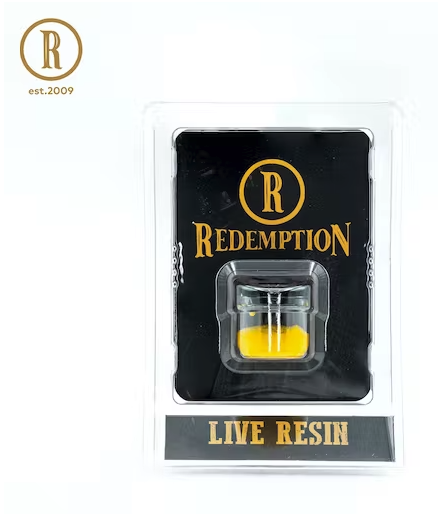 Photograph of product: Redemption Live Resin - Blueberry Smash