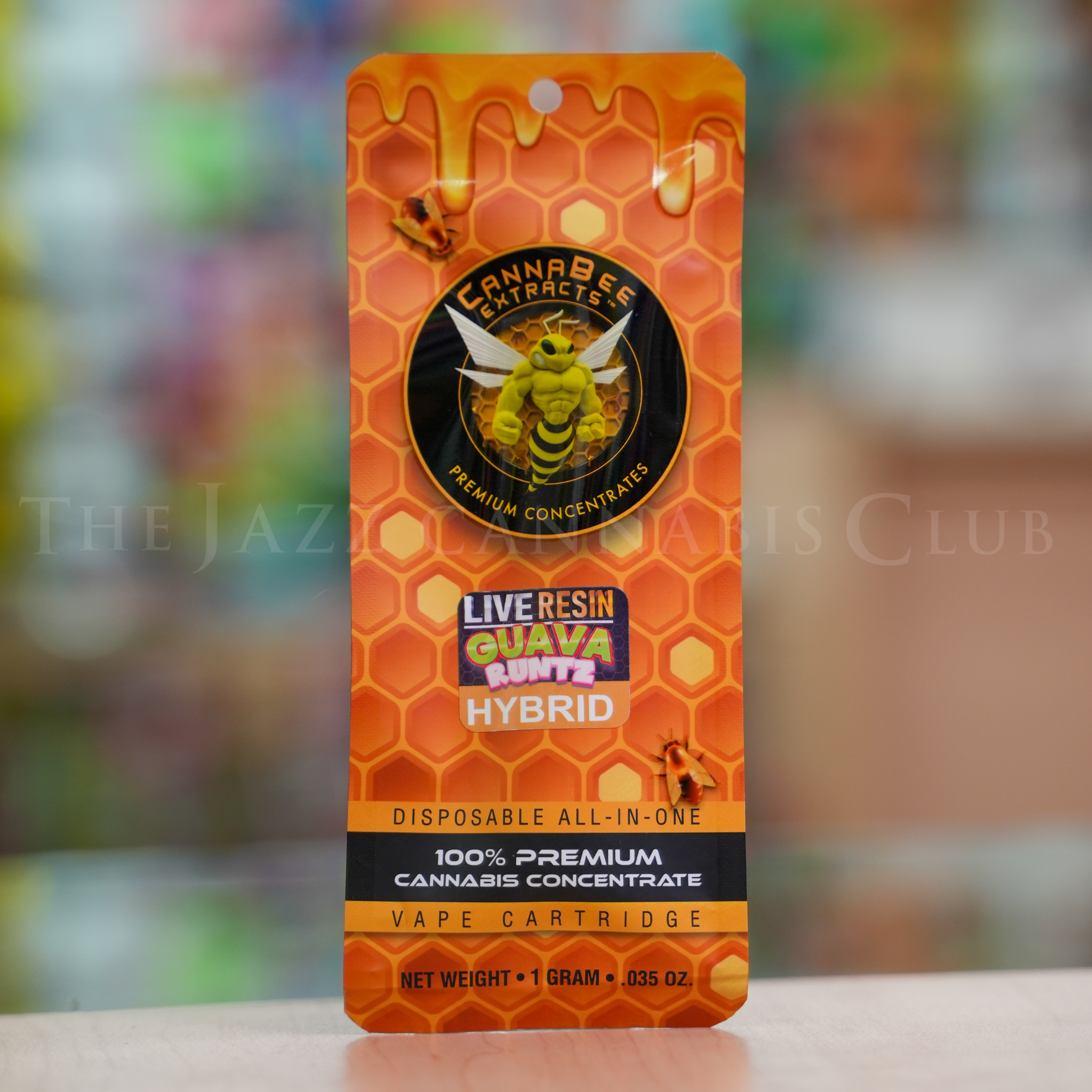 Photograph of product: Cannabee Extracts - Guava Runtz Live Resin Disposable Vape (Hybrid)