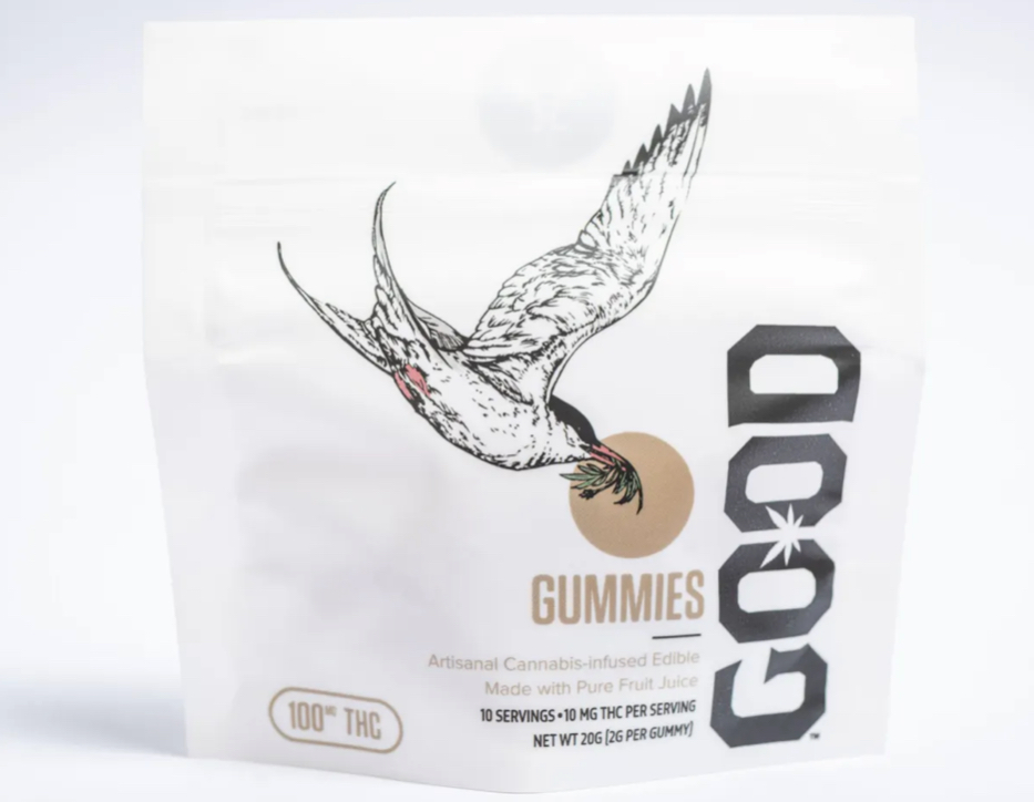 Photograph of product: Blood Orange / Oui'd / 2:1 (thc:cbg) / 100mg - GOOD Morning Gummies