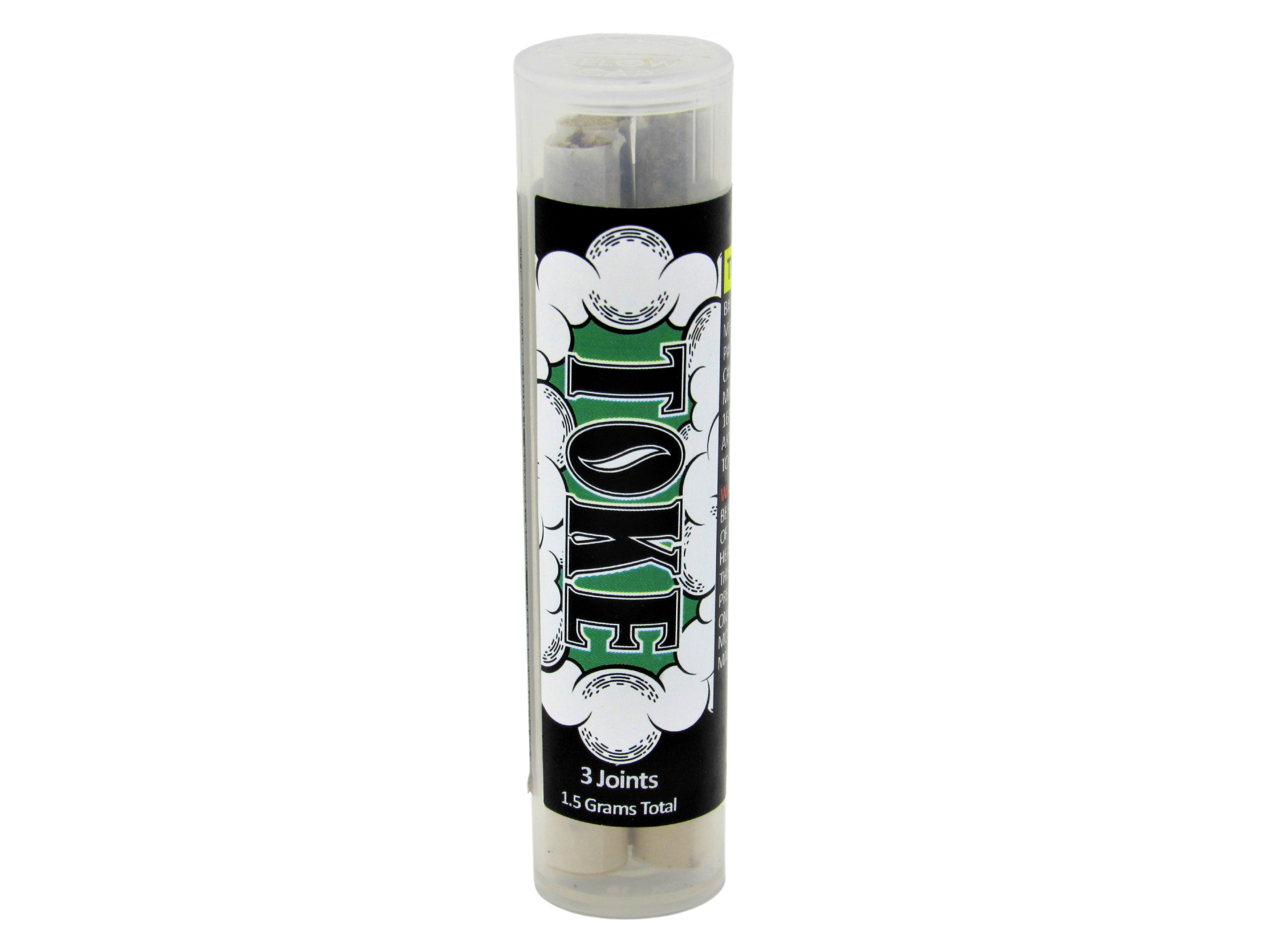 Photograph of product: Toke | Hybrid Blueberry Glue Pre Roll | 3pk