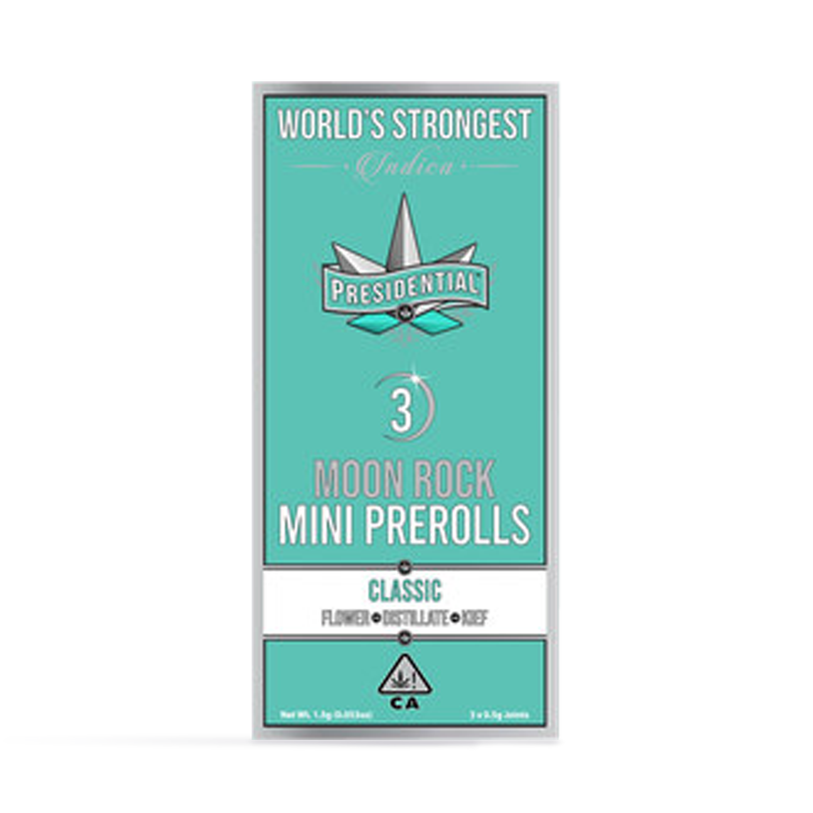 Photograph of product: Classic Moon Rock Mini Pre-Rolls 3-pack | 1.5g