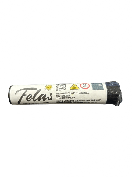 Photograph of Product: Fela's Farm - AJ Sour Diesel Preroll - 1g