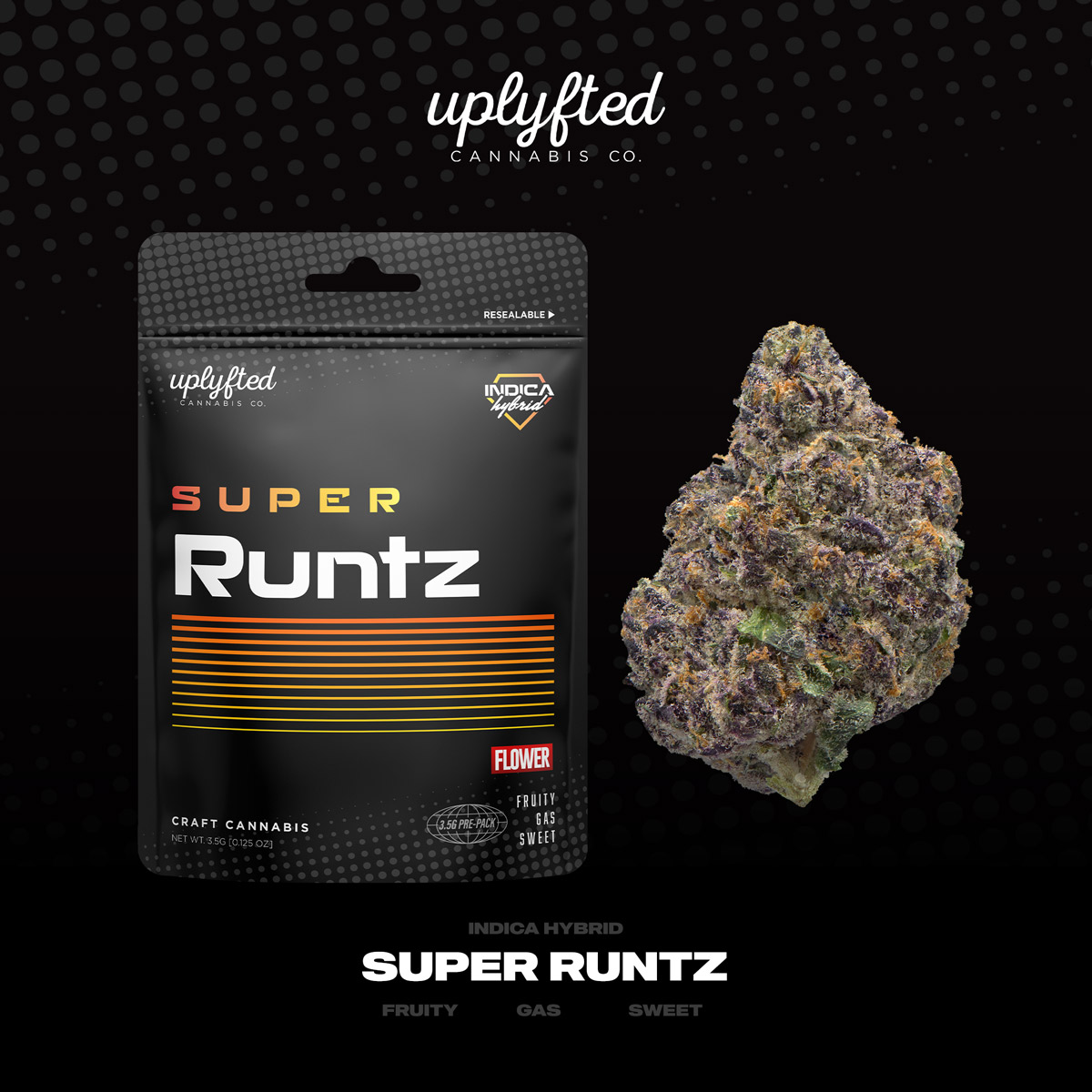 Photograph of product: Uplyfted Super Runtz | 3.5g