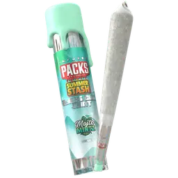Photograph of product: Packs | Mojito Mintz | 1g Glone ( Glass tip Cone)