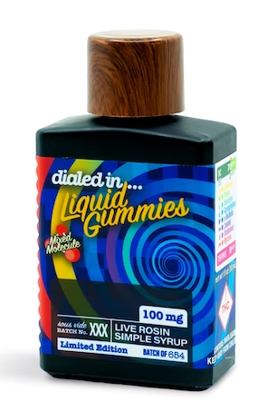 Photograph of product: Dialed In - Rosin Liquid Drops - Orange Juice (S) 100mg