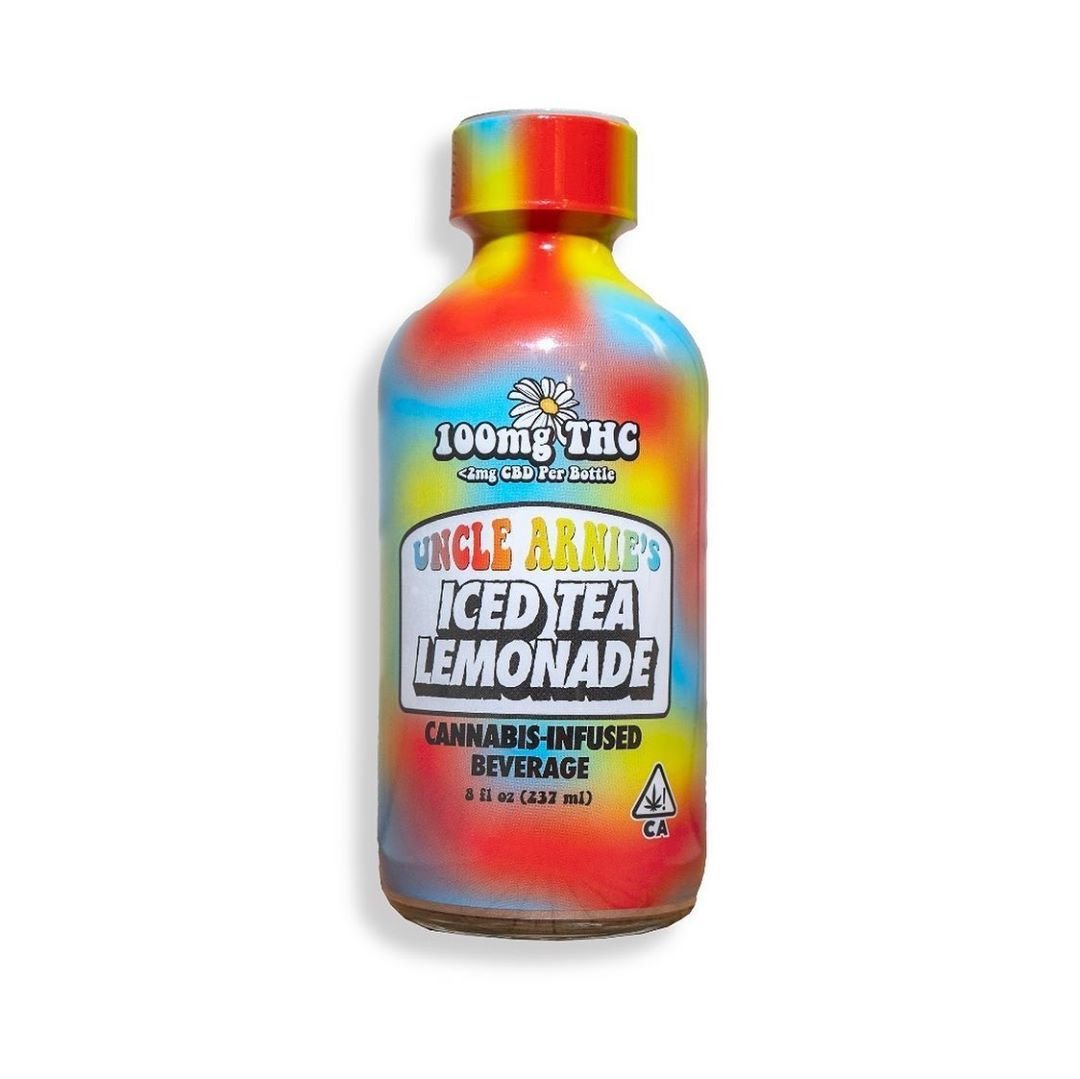 Photograph of product: ICED TEA LEMONADE 100MG - UNCLE ARNIE'S