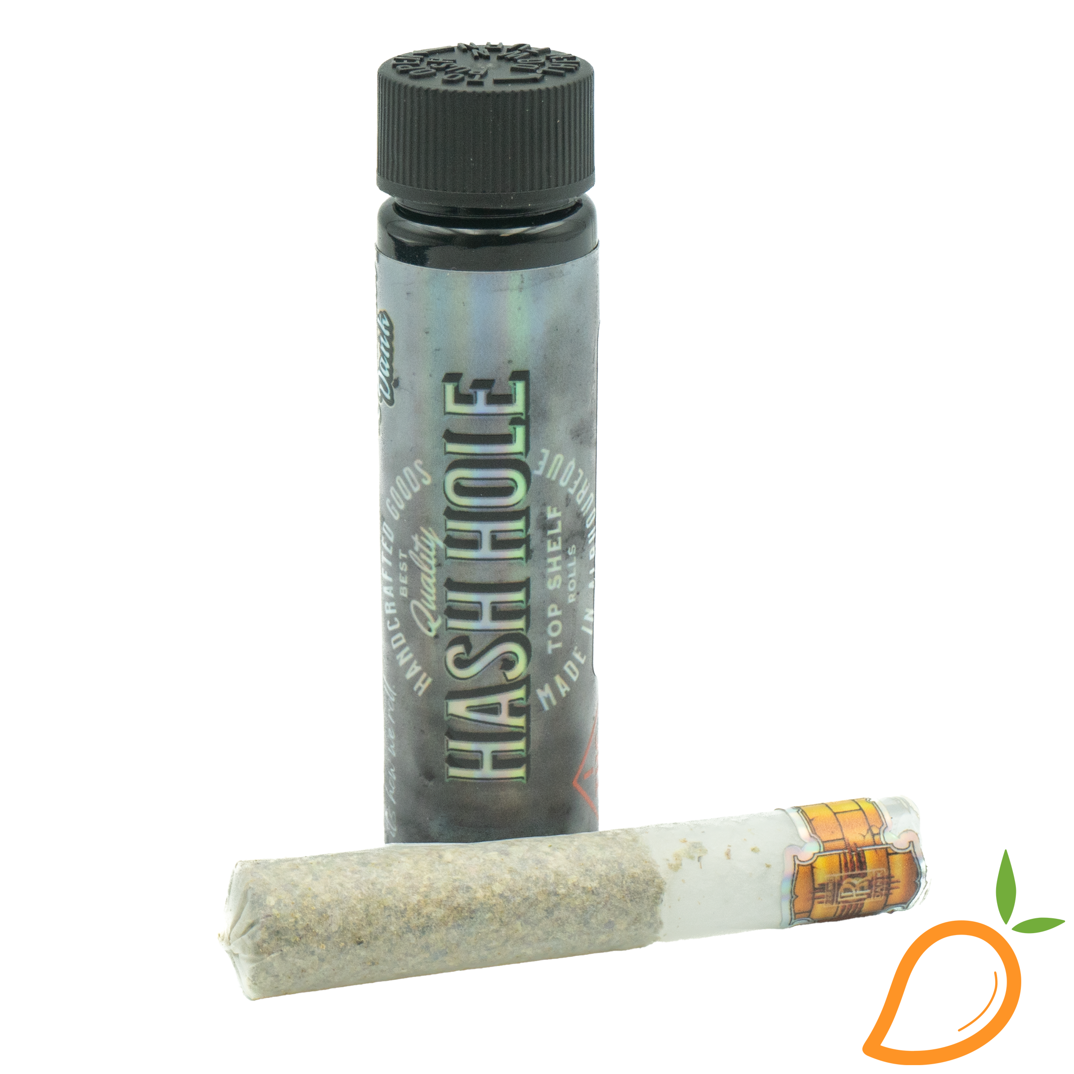 Photograph of product: 1.6g Mellows x Gush Mints au chocolat Hole HVST