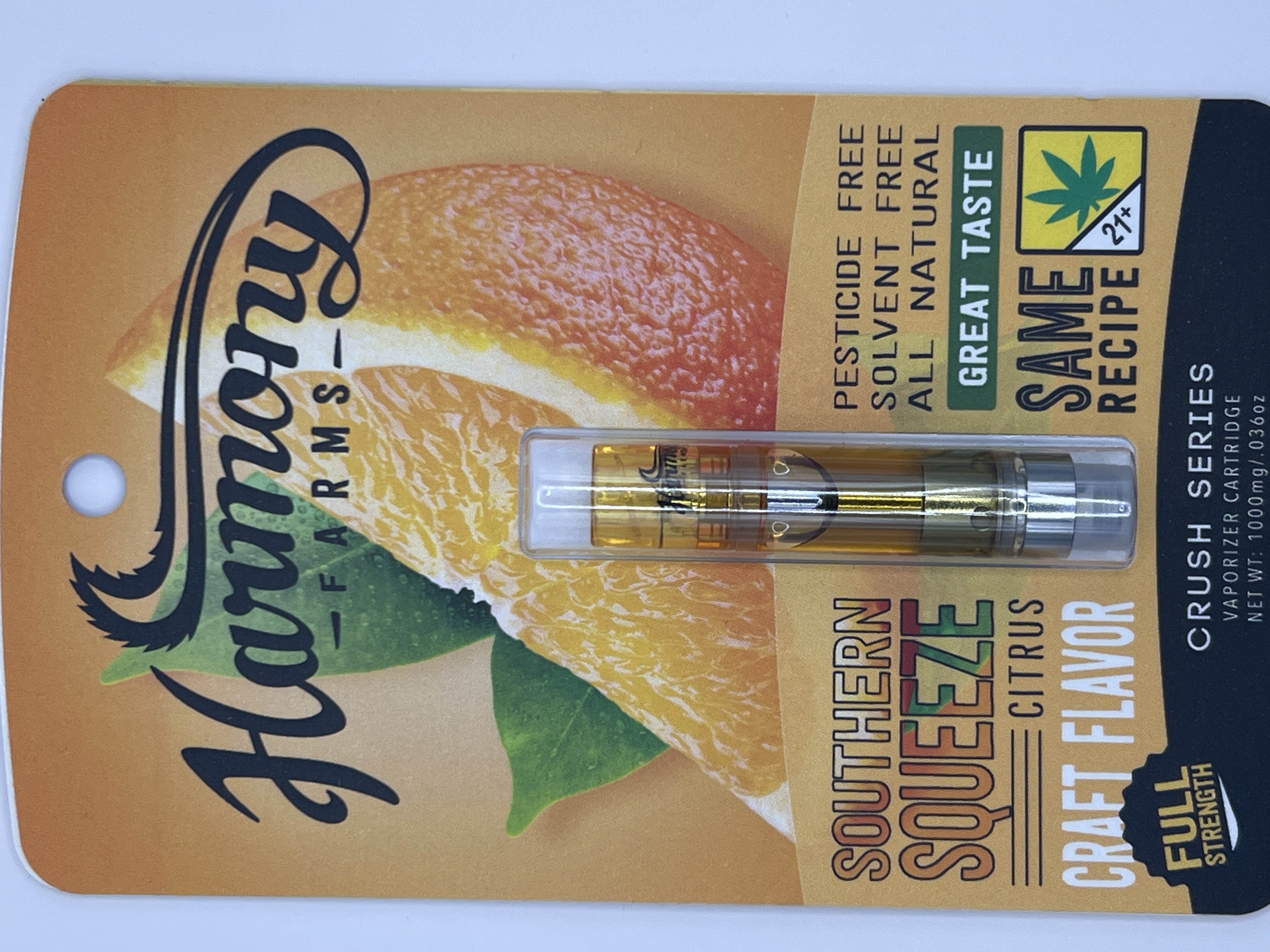 Photograph of product: Harmony - Crush Cartridge - m - Southern Squeeze - CONCENTRATE