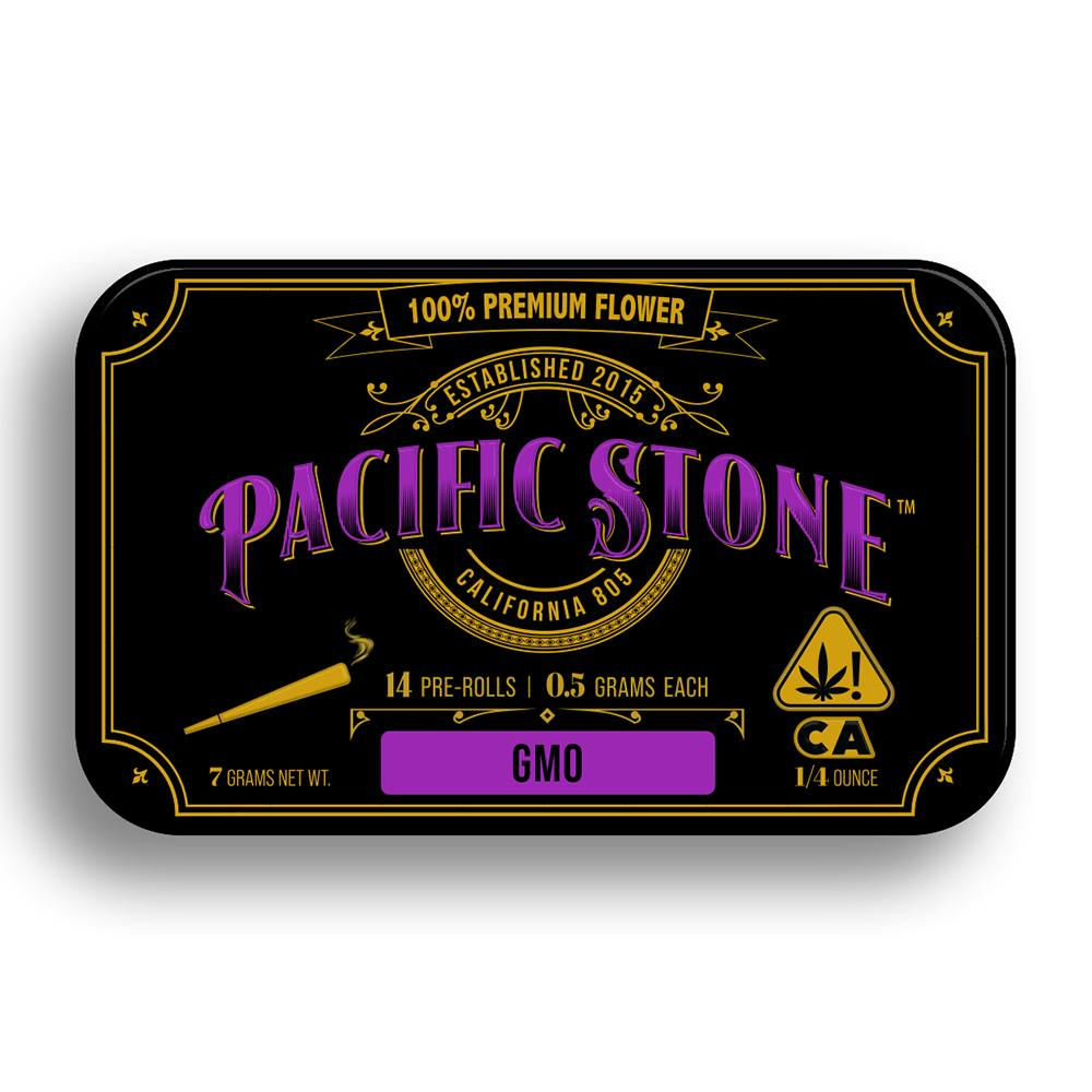 Photograph of product: Pcific Stone | Gmo Pre-rolls 14 Pack | 7g