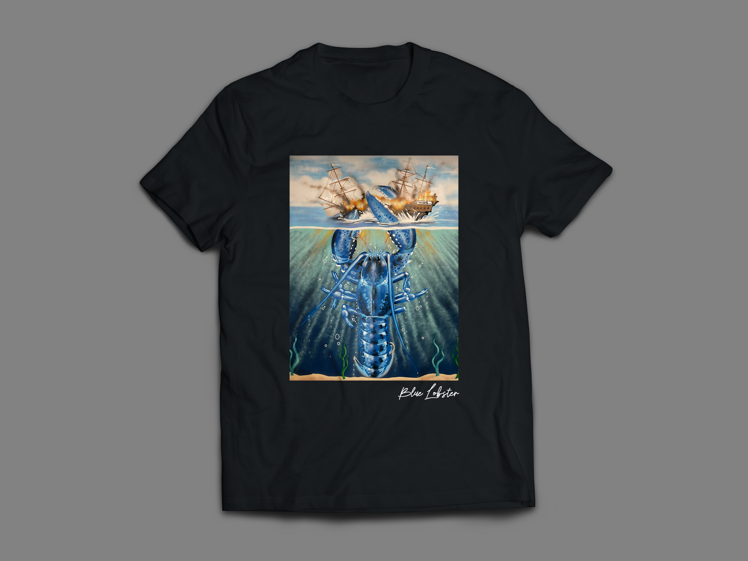 Photograph of product: Mural T-Shirt XL (Black)