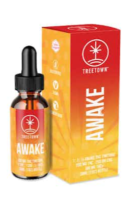 Photograph of product: TREETOWN - Awake Tincture - 200TH-oui:200CBG:100TH-ouiv