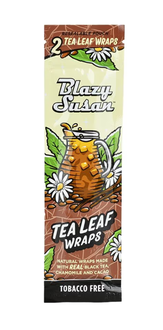 Photograph of product: Blazy Susan Tea Leaf Wraps 2pk