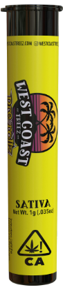 Photograph of product: HOLLYWOOD HAZE 1G PREROLL
