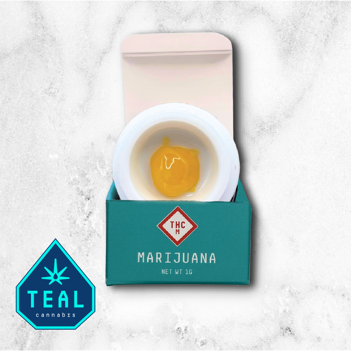 Photograph of product: Teal Fruit Gusherz x Wilfunk Live Resin Badder (1g)