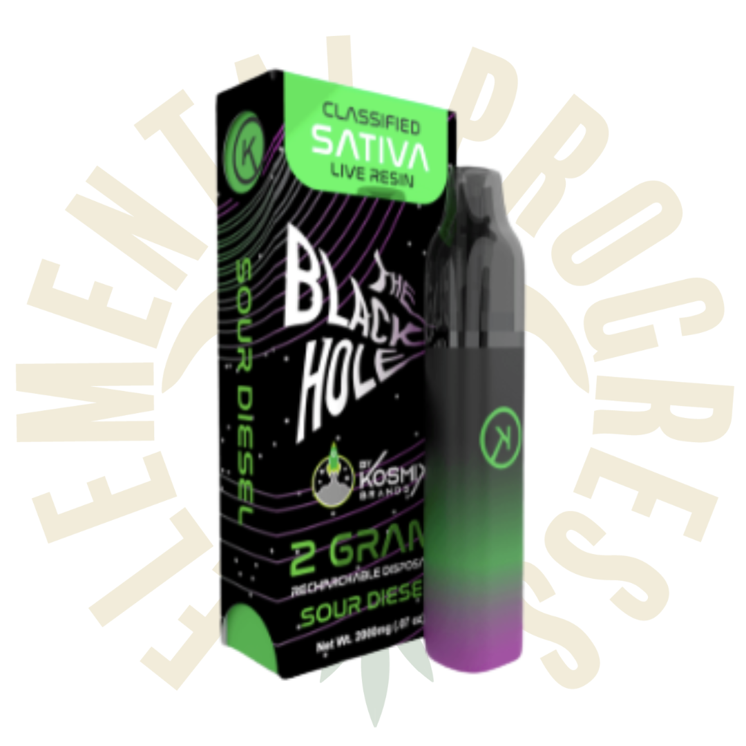 Photograph of product: Kosmik Disposables - - Sour Diesel