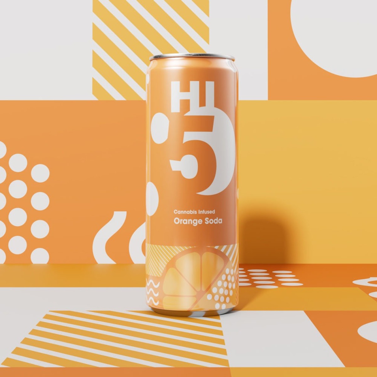 Photograph of product: Soda - Hi5 Orange 4pk