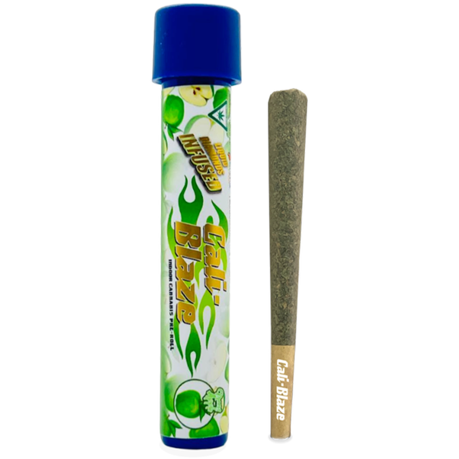 Photograph of product: Green Apple 1.2g Diamond Infused Pre-Roll (H)
