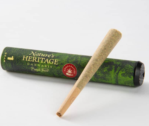 Photograph of product: Tropical Adhesive - 1g Pre-Roll - Nature's Heritage