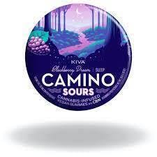 Photograph of product: Camino Sour I Deep Sleep Blackberry Dream (I) 1:1:1 TH-oui:CBN:CBN 20pk 5mg Gummies
