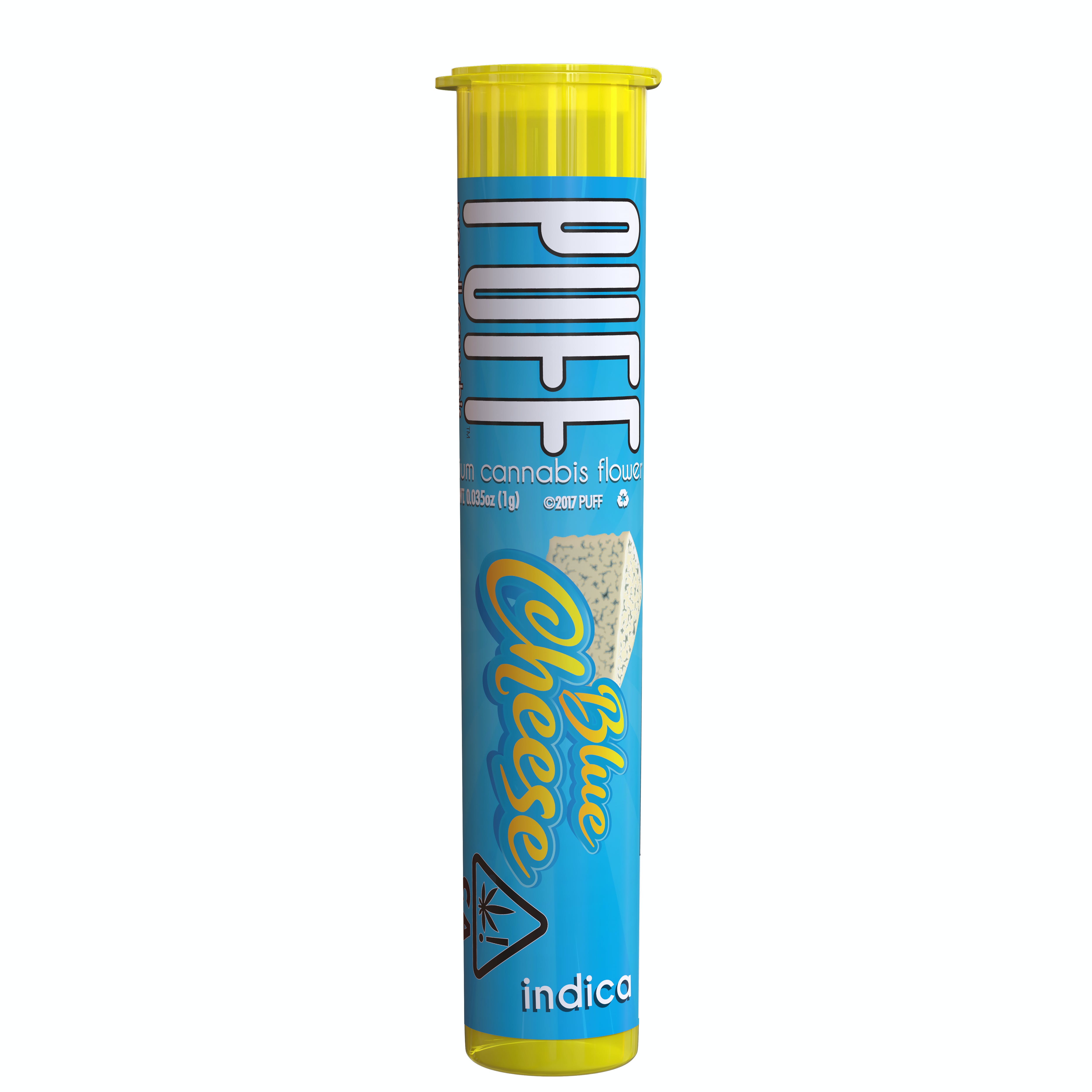 Photograph of Product: Blue Cheese - indica - 1 gram pre-roll