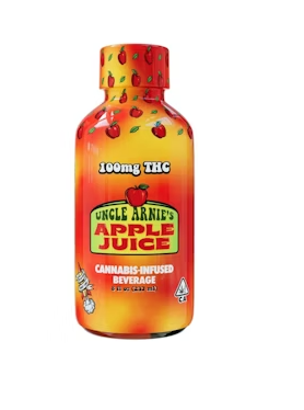 Photograph of product: UNCLE ARNIE'S  SMACKIN APPLE JUICE 100MG