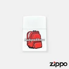 Photograph of product: Backpackboyz - White Zippo Lighter [ALL TAXES INCLUDED]