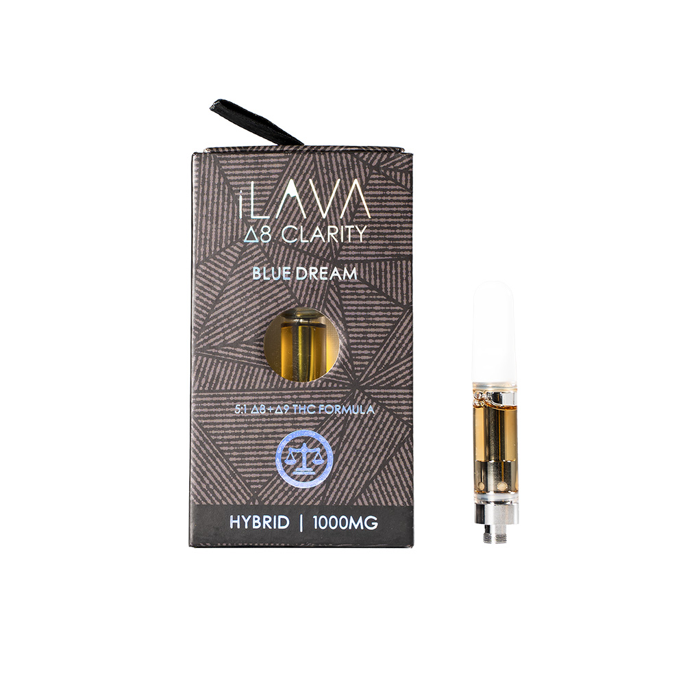 Photograph of product: Delta 8 Clarity Cartridge 1000mg - Blue Dream