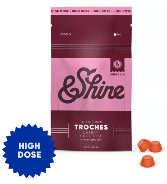 Photograph of product: 10ct/25mg Troches (Cherry)