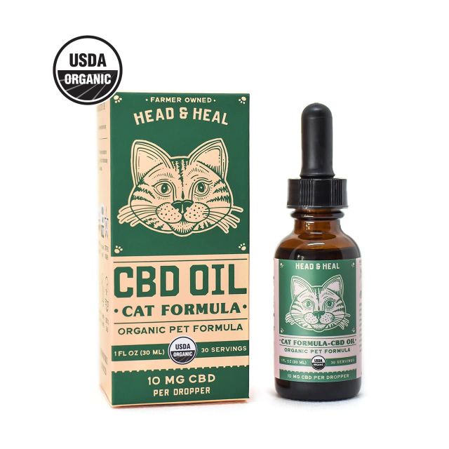 Photograph of product: Head & Heal | Cat CBD Oil | 300MG