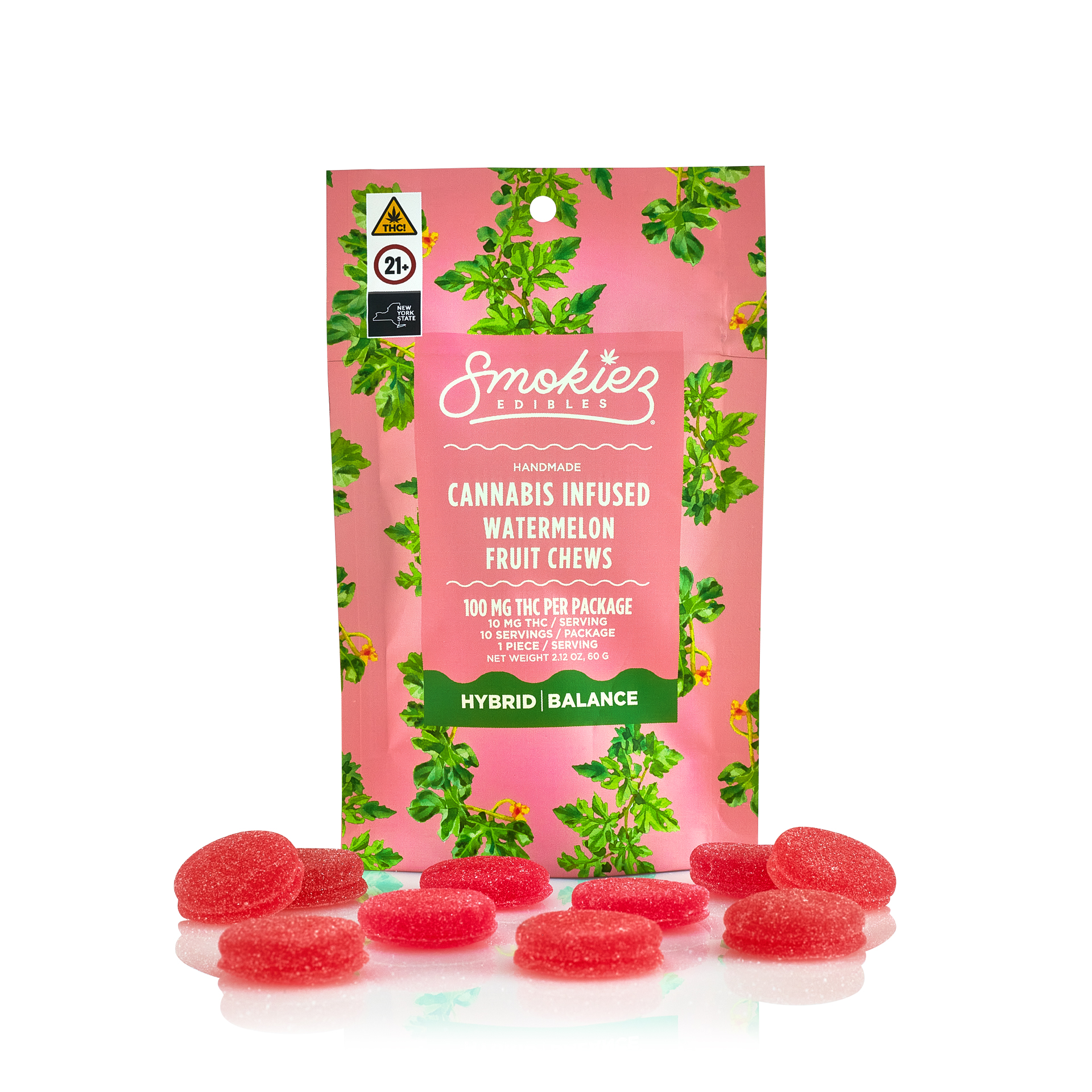 Photograph of product: Watermelon Hybrid | Gummy [1pk x 100mg]