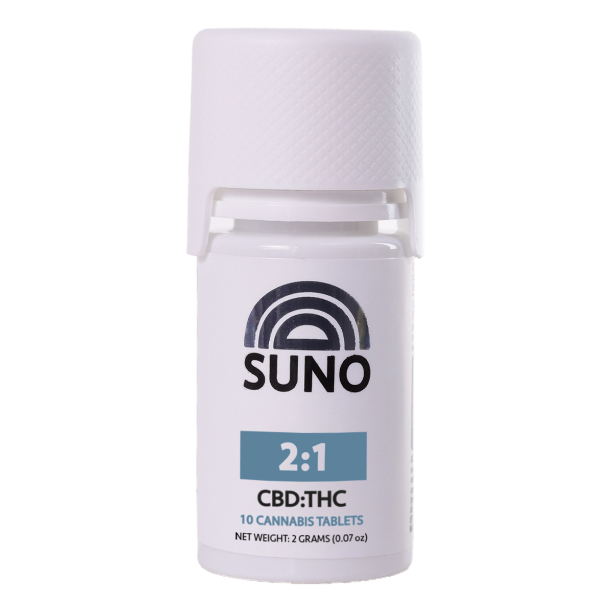 Photograph of product: SUNO 2:1 Tablets 120mg CBD/60mg TH-oui