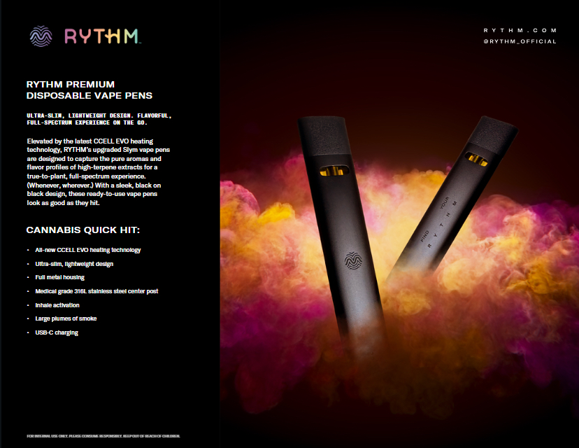 Photograph of product: Rythm Distillate Vape Cartridge - Cereal Milk