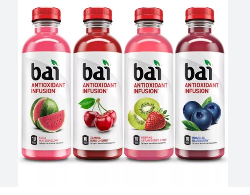 Photograph of product: 18floz Bai Flavored Water - Zambia Bing Cherry