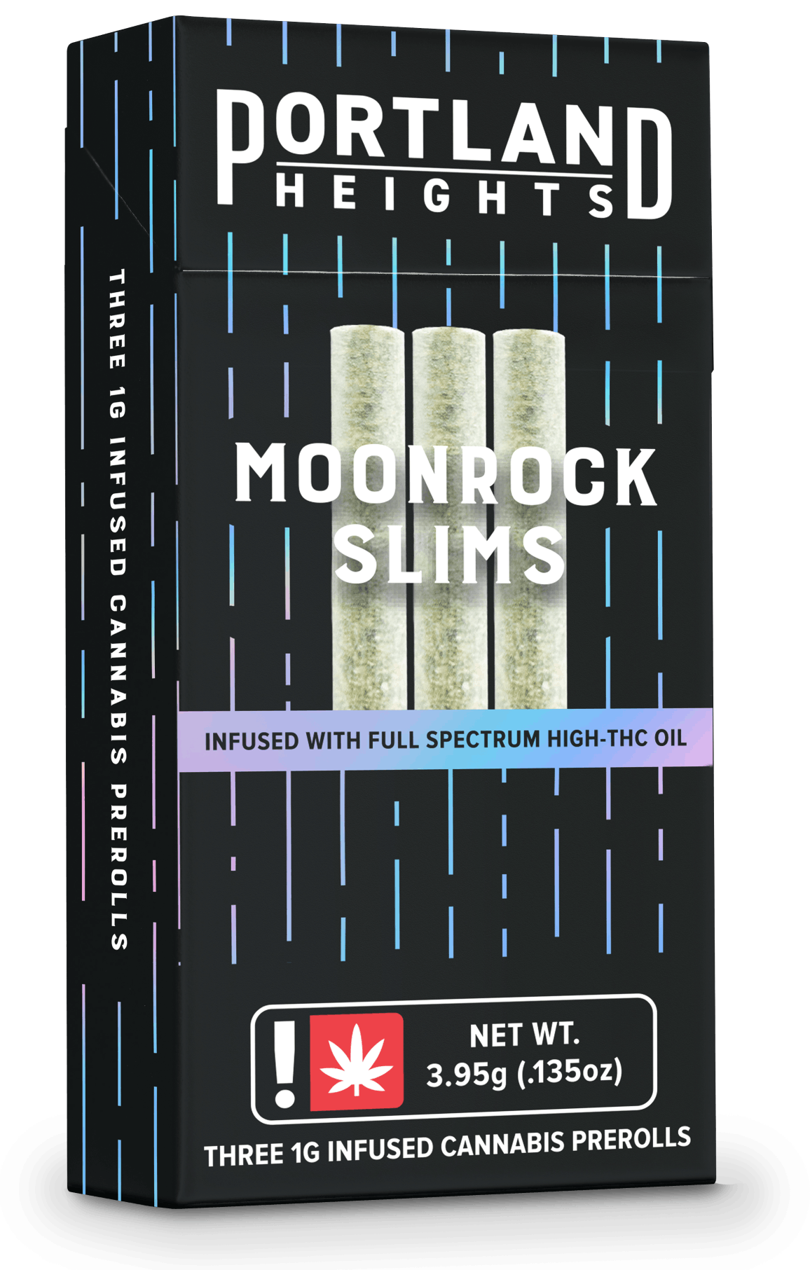 Photograph of product: Moonrock Infused Pre-Roll Pack | Don Obama | 3x 1g