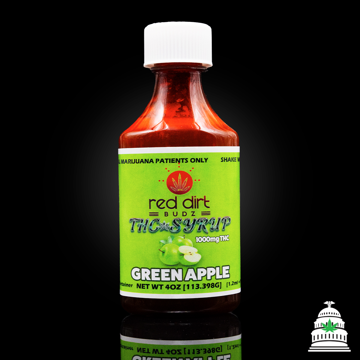 Photograph of Product: Green Apple - Red Dirt Syrup