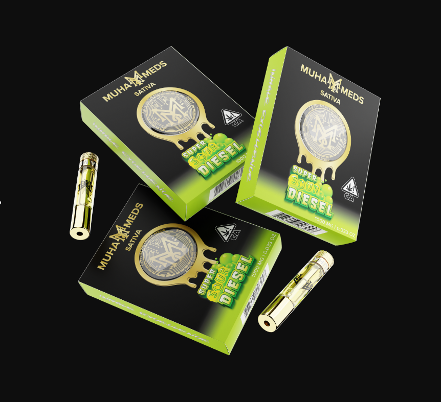 Photograph of product: Muha Meds Cartridge | Super Sour Diesel - Oui'd