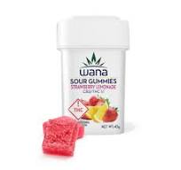 Photograph of product: Wana 100mg Gummies (H) 1:1 QUICK STRAWBERRY MARGARITA