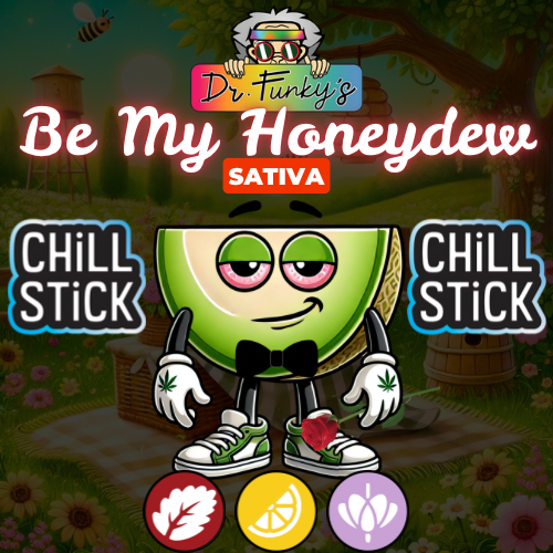 Photograph of Product: Dr. Funky's- Infused Pre-Roll-Chill Stick-Be My Honeydew